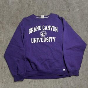 Russell Athletic Purple Crewneck Sweater